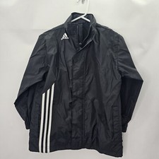 Adidas Boy's Size S Black Athletic Hoodie Jacket