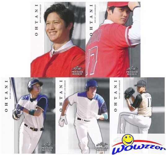 SHOHEI OHTANI 2018 Leaf Premier Rookie EXCLUSIVE (5) Card ROOKIE