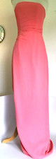 Raylia Gown Dress Y2K 6 Salmon Long Pink Prom Wedding Mermaid Bridesmaid Tube