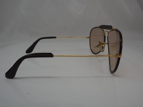 Occhiali da sole vintage Ray-Ban serie pelle aviatore con custodia Bausch & Lomb USA - Foto 3 di 15
