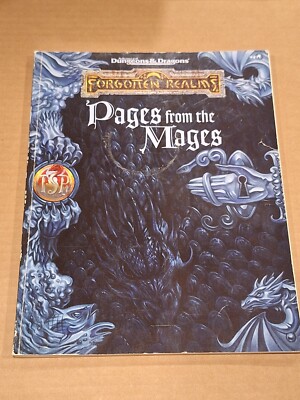 Pages from the Mages Forgotten Realms TSR Dungeons & Dragons Nice Complete!