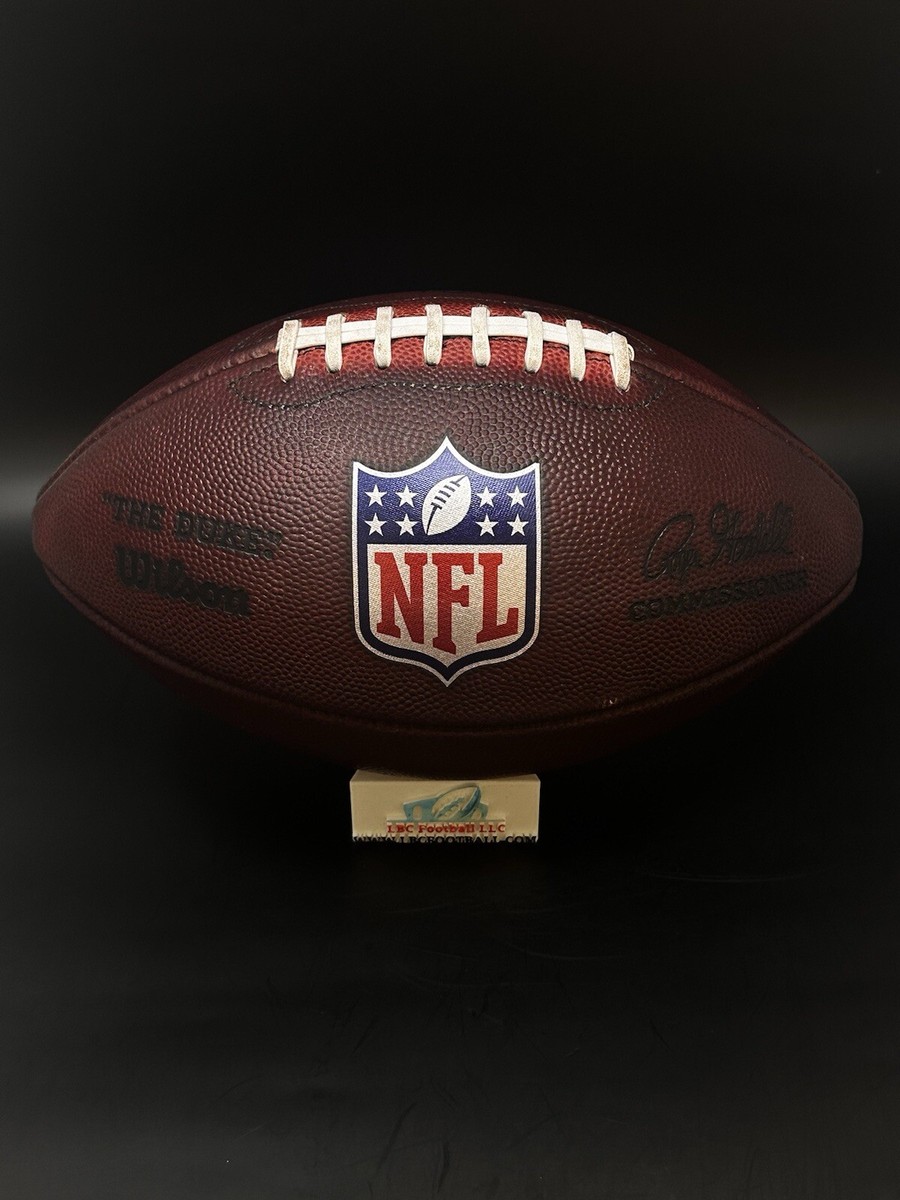 NFL Fully Game Prepped Wilson The Duke Leather Football New | eBay
