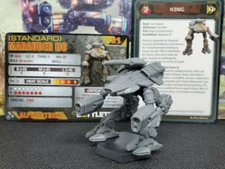 Battletech Marauder IIC mech + Alpha Strike cards Clan Heavy Star