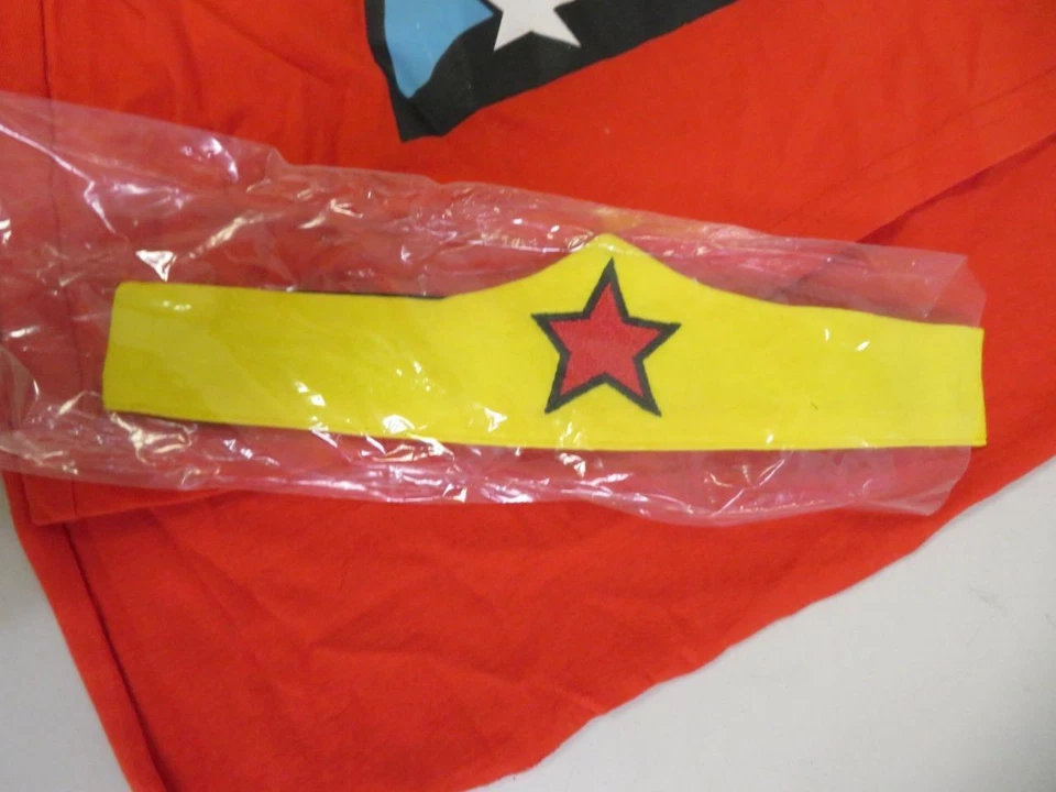 Mujer Mujer Maravilla Camisa Disfraz Halloween con Capa Talla Extra Grande XL Foto 3 de 4