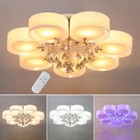 Luxury LED Crystal Ceiling Lights Chandelier Lamp Kitchen Bed Living Room Light