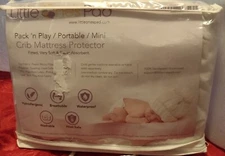Little One's Pad Pack'n Play Mini Crib Waterproof Mattress Protector 
