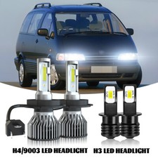 For Toyota Previa 1994-1997 4x 6000k Led Hilo Headlight Fog Lights Bulbs Kit