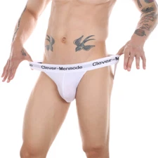 Men Panties Backless G-String Thong Low Rise Jockstrap Brief Bikini Underwear