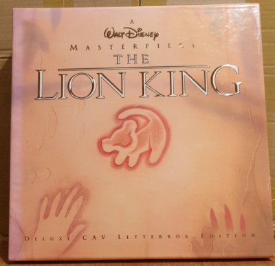 Laserdisc The Lion King (Der König der Löwen) Deluxe Box Set NTSC Version