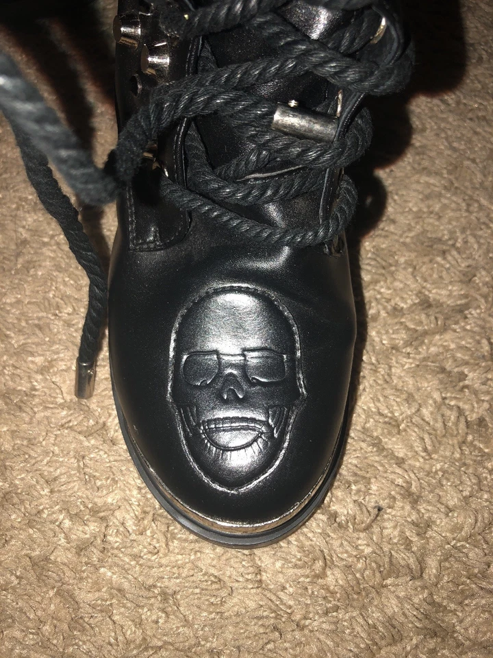 Alexander McQueen Lace Up Ankle Boots size 36 FREE SHIPPING - Image 3 of 4