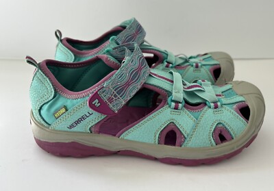 Merrell Hydro Sport  Outdoors Sandals Teal Blue & Purple  Unisex Kids  Size 5M