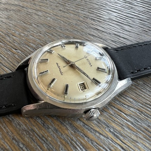 Vintage CERTINA 1950s Swiss Automatic Date Watch Cal. 25-451 New Crystal 36.5mm - Picture 2 of 9