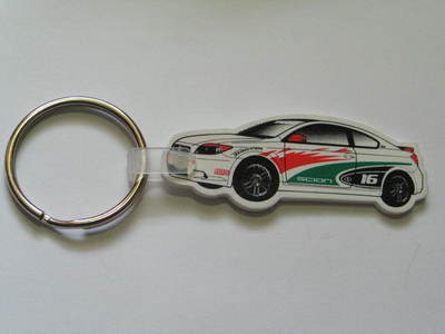 Scion 16 Keychain, white, red, green | eBay