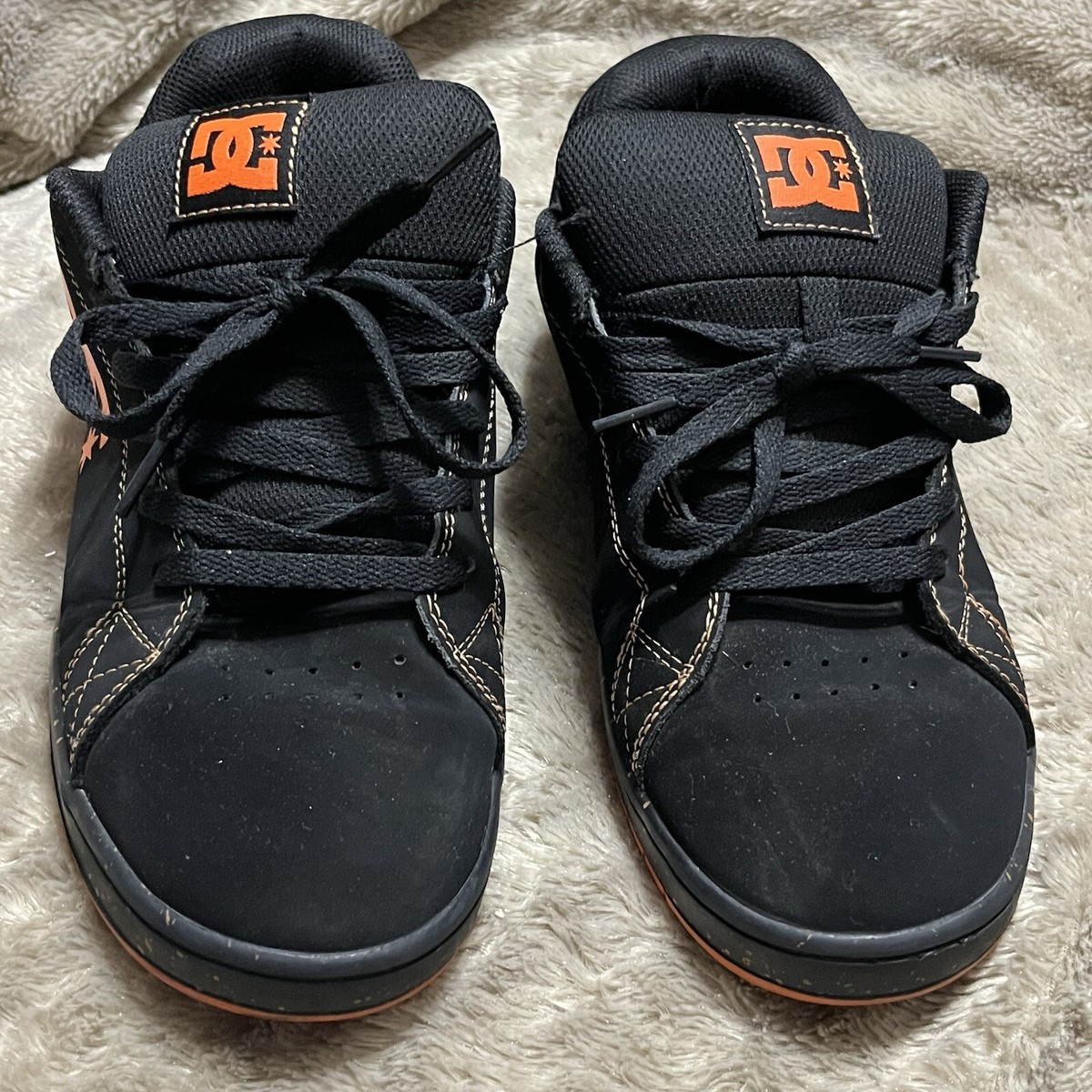 DC Sneaker Shoes Black Orange Gaveler Skater ADYS100536 DC Sneaker Shoes Black Orange Gaveler Skater ADYS100536
