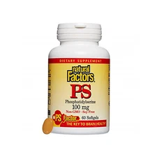 Natural Factors Phosphatidylserine 100 mg, 60 Softgels