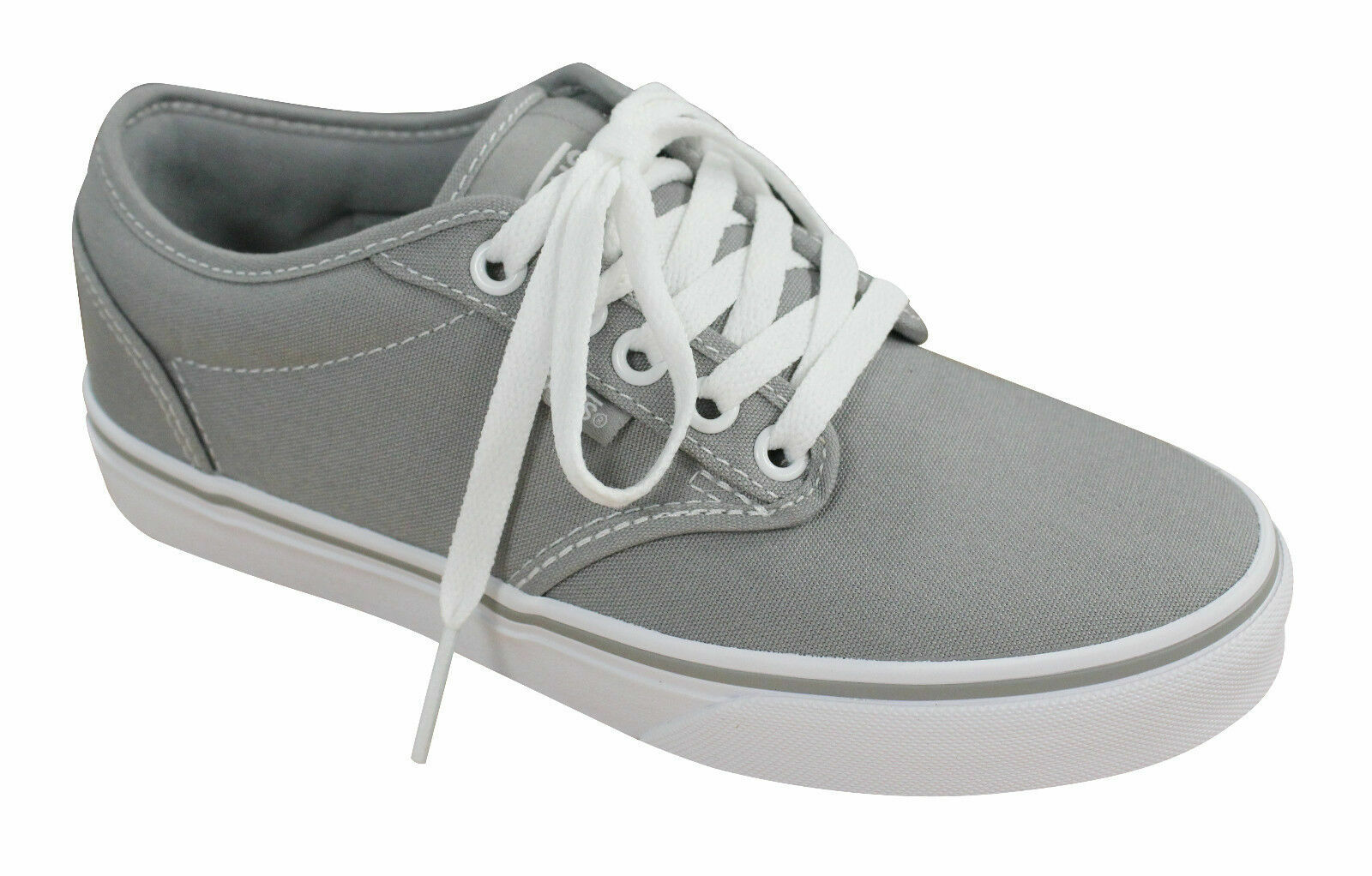 grey lace up vans
