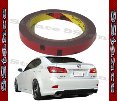 55 以上節約 エアロパーツ Roll 3m Double Sided Tape Front Rear Bumper Lip Spoiler Chin Splitter Trunk Lid ロール3m両面テープフロントリアバンパーリップスポイラージンスプリッタートランクリッド 在庫限りッ アウトレット Marche Nzara Co