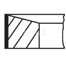 MAHLE Kolbenringsatz Kolbenringzange für Nissan NV400 Bus Renault Master III