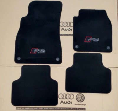 original Audi RS Fußmatten RS6 F2 C8 RS7 RHD carpet mats right hand drive