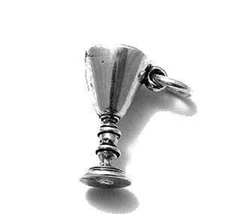 925 Sterling Silver Wine Goblet Charm