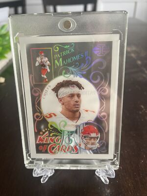 2021 Illusions King of Cards Patrick Mahomes RAINBOW Holo SSP CASE HIT
