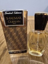 Limited Edition Shalimar Guerlain Paris 30 ml 1 Fl Oz Eau De Toilette Spray Vtg