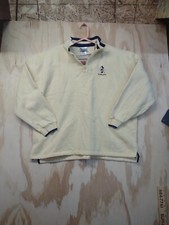 Vintage Walt Disney World Sweatshirt XL Pullover 1/4 Zip Yellow Logo Mickey 1196