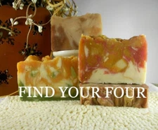 4 Bars Goat Milk Soap Custom Artisan Natural Soap Handmade Gift Soap Homemade