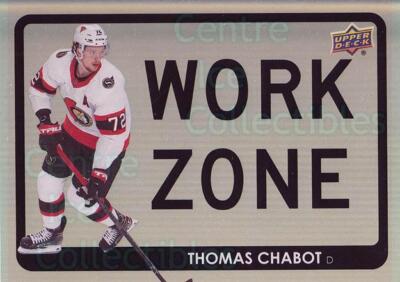 2021-22 Upper Deck Work Zone #33 Thomas Chabot