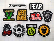 Punk Vinyl Sticker Lot (10 Stickers) Set 4