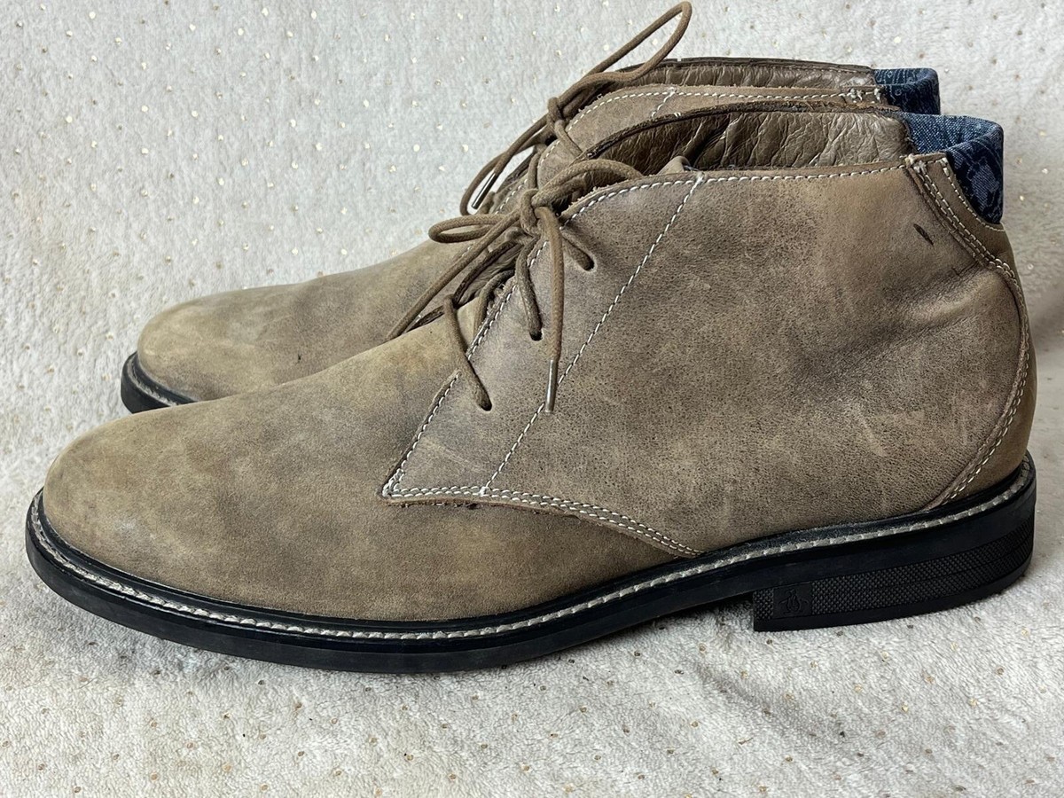 Penguin Merle Ankle Leather Shitake Chukka Boots PCHK302-3  display picture 3