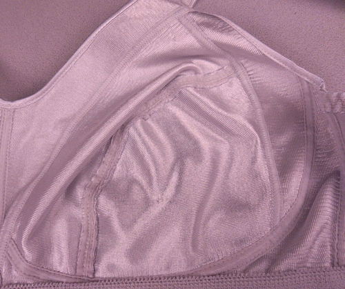Just My Size 1979 Gray Comfort Strap Satin Wireless T Shirt Bra Size 42 D. (43) - Picture 9 of 15