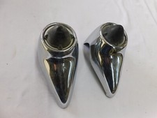 Oem Ford 1961 1963 Galaxie Rear Bumper Guards Chrome Trim Pair Cores Oem Ford 1961 1963 Galaxie Rear Bumper Guards Chrome Trim Pair Cores