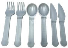 Play Food Eating Utensils Mint Great Size