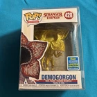 Funko Pop! Stranger Things #428 Gold Demogorgon 2019 With Protector