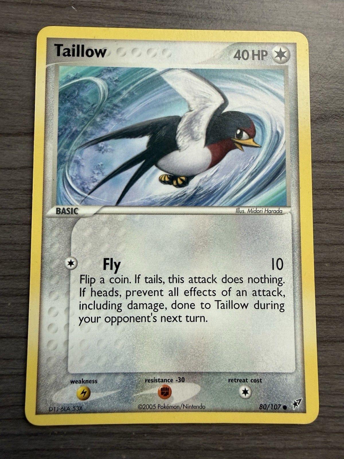 Pokémon TCG Taillow 80/107 Deoxys Regular Common NM