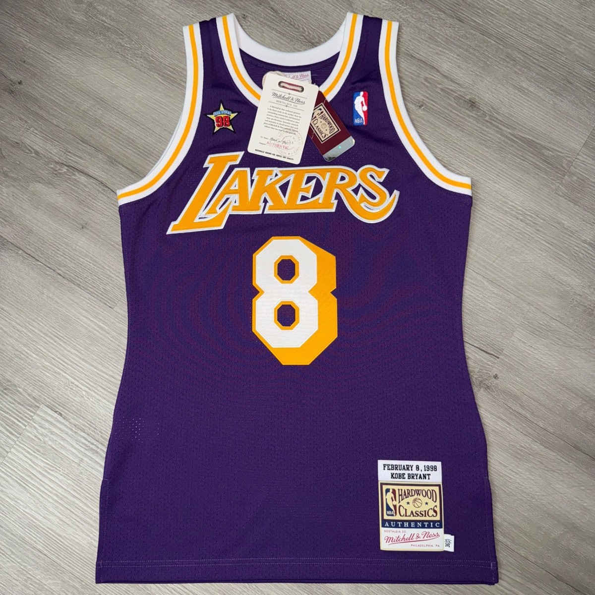 KOBE BRYANT Los Angeles Lakers 1998 All Star Mitchell & Ness