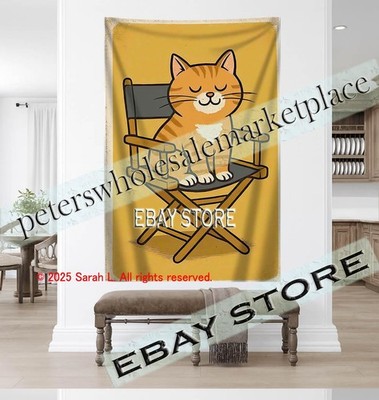 Cute Cat Wall Tapestry Home Decoration decor 59X82 in