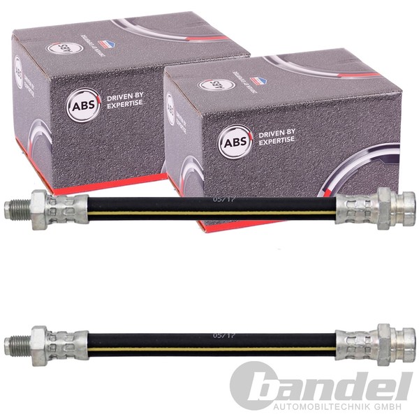 2X A.B.S. BremsschlÄUche Hinten AußEn Vorne Passend FüR Mitsubishi Galant Lancer-image