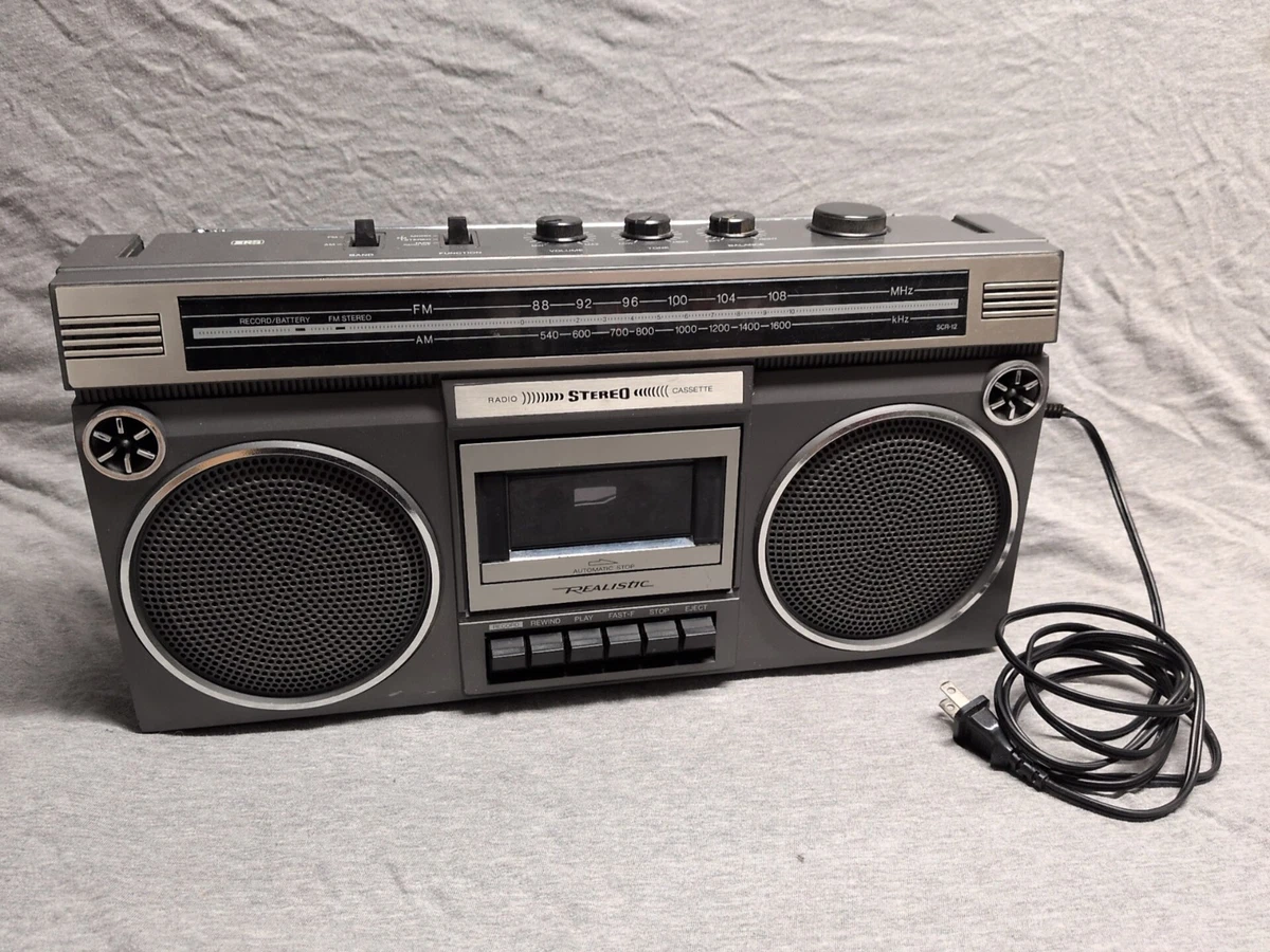 Ghettoblaster Realistic Modulaire 600 - Radio Cassette Vintage - Occasion