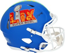 DeVonta Smith Philadelphia Eagles Signed Super Bowl LIX Event Authentic Helmet