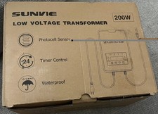 SUNVIE 200W Landscape Lighting Transformer Low Voltage LVT-MT200-1214AC