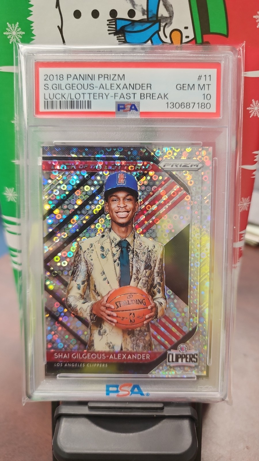 2018-19 Panini Prizm - Luck/Lottery Shai Gilgeous-Alexander #11 Fast Break (RC)