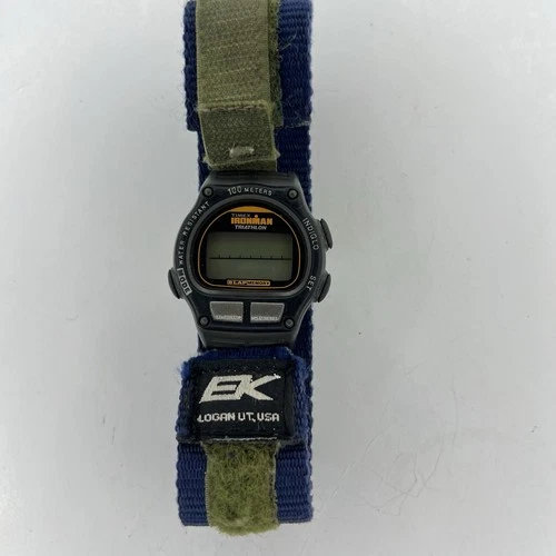 Vintage 90s Timex Ironman Triathlon Men Water Resisting Digital Watch Not Workin