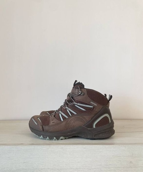Women Mammut Hiking Boots Brown Leather 37.5