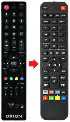 Fernbedienung passend für ORION TV26LB126S | TV26LB630 | TV29LB129S