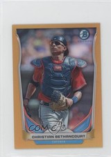 2014 Bowman Gold 3/25 Christian Bethancourt #BM-AB2 04cw
