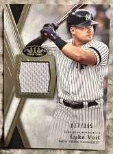 2020 Topps Tier One LUKE VOIT SP JERSEY card! #17/395 YANKEES!