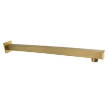 Kingston Brass K416 Claremont 15-3/4" Square Rain Drop Shower Arm - Brass