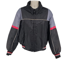 Yamaha Maxim Wear Jacket Men’s Large Black Vintage Motorcycle Zip Bomber